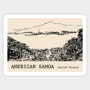 American Samoa Sticker